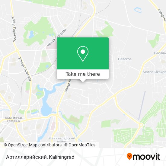 Артиллерийский map