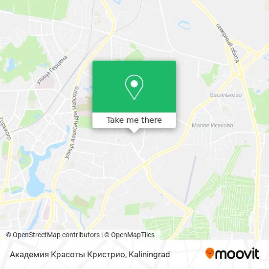 Академия Красоты Кристрио map