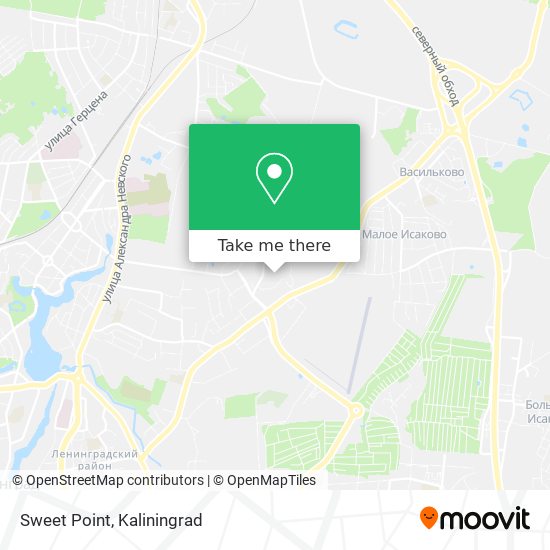 Sweet Point map