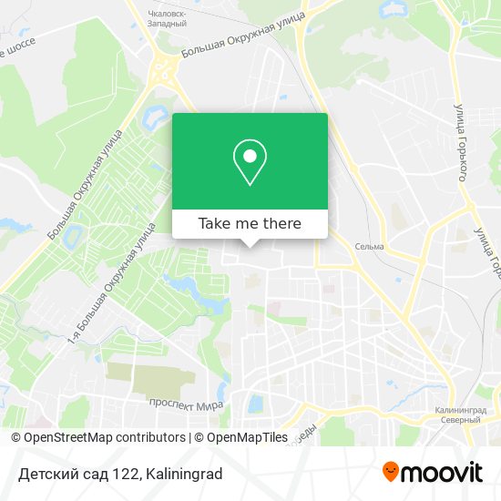 Детский сад 122 map