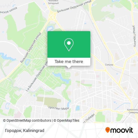 Городок map
