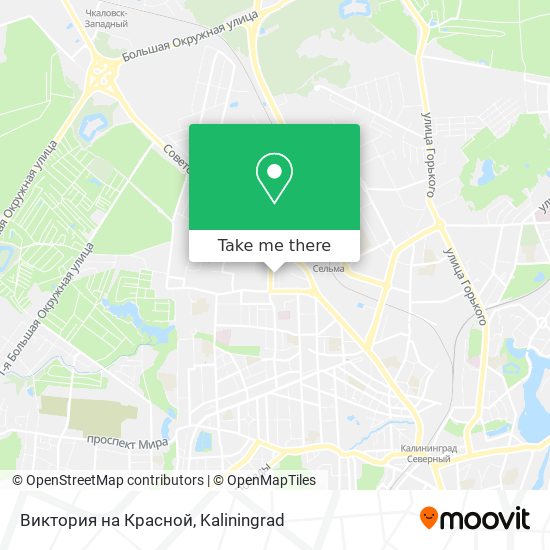 Виктория на Красной map