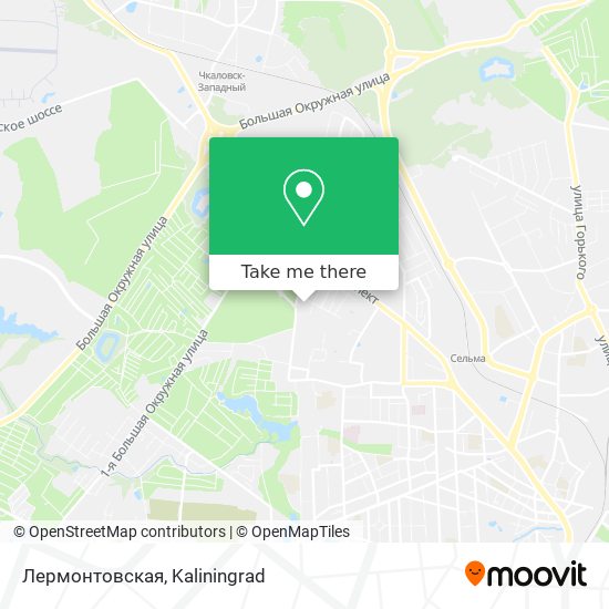 Лермонтовская map