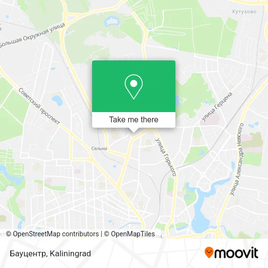 Бауцентр map