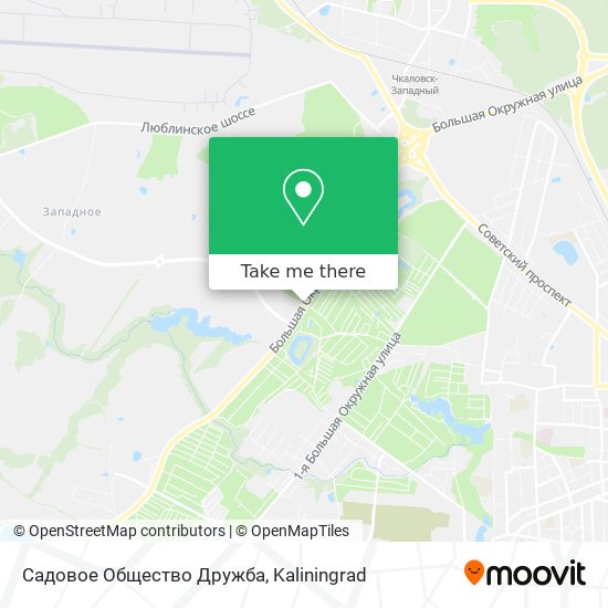 Садовое Общество Дружба map