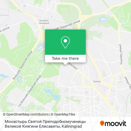 Монастырь Святой Преподобномученицы Великой Княгини Елисаветы map