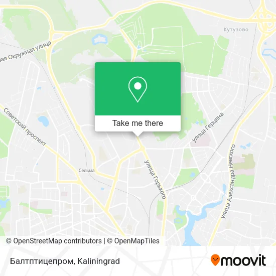 Балтптицепром map