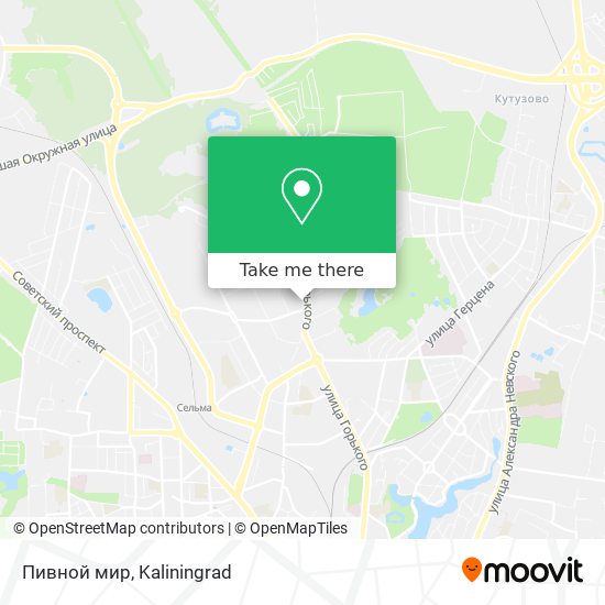 Пивной мир map