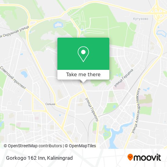 Gorkogo 162 Inn map