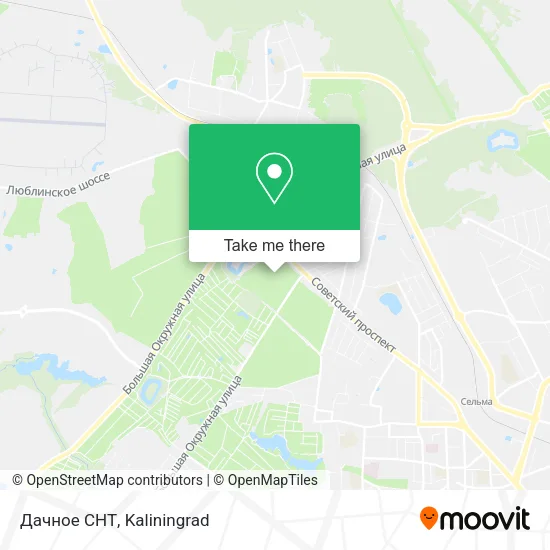 Дачное СНТ map