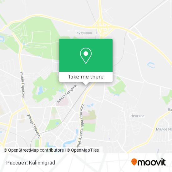 Рассвет map
