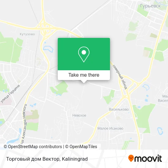 Торговый дом Вектор map