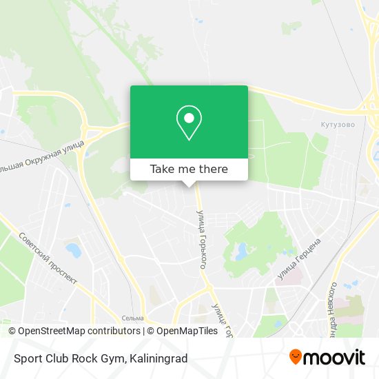 Sport Club Rock Gym map