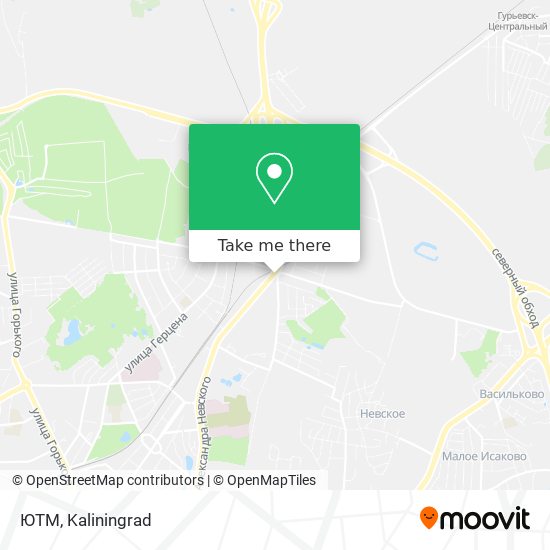 ЮТМ map