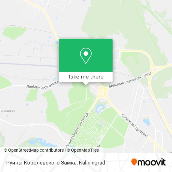 Руины Королевского Замка map