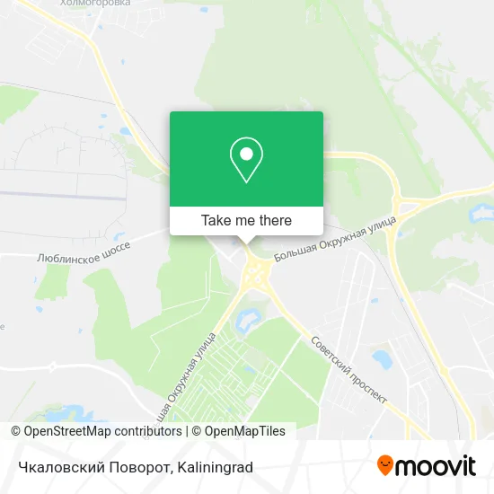 Чкаловский Поворот map