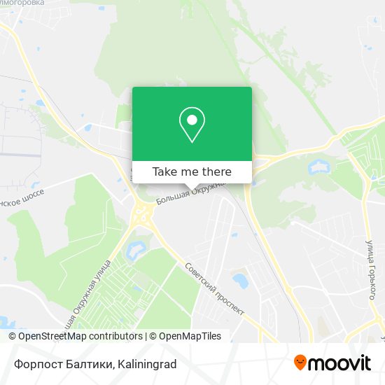 Форпост Балтики map