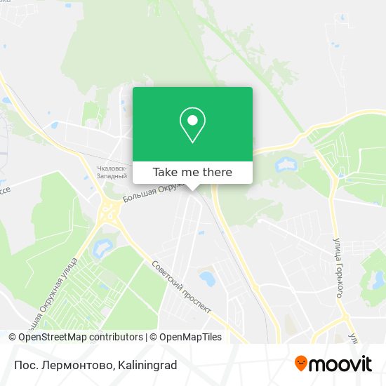 Пос. Лермонтово map