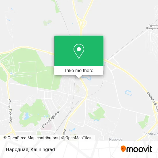 Народная map
