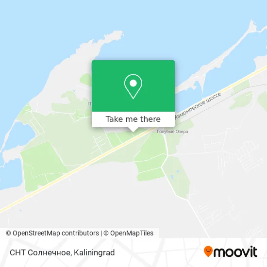 СНТ Солнечное map