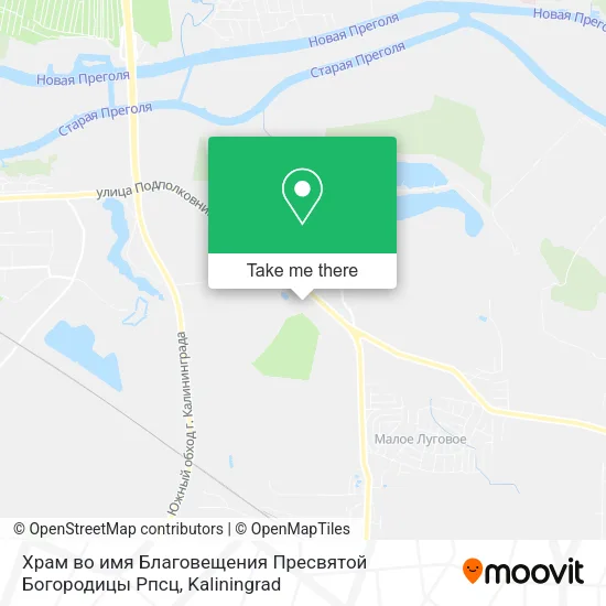 Храм во имя Благовещения Пресвятой Богородицы Рпсц map