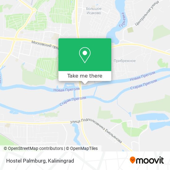 Hostel Palmburg map