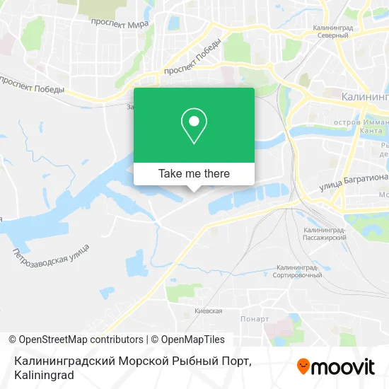 Калининградский Морской Рыбный Порт map