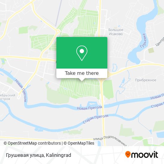 Грушевая улица map