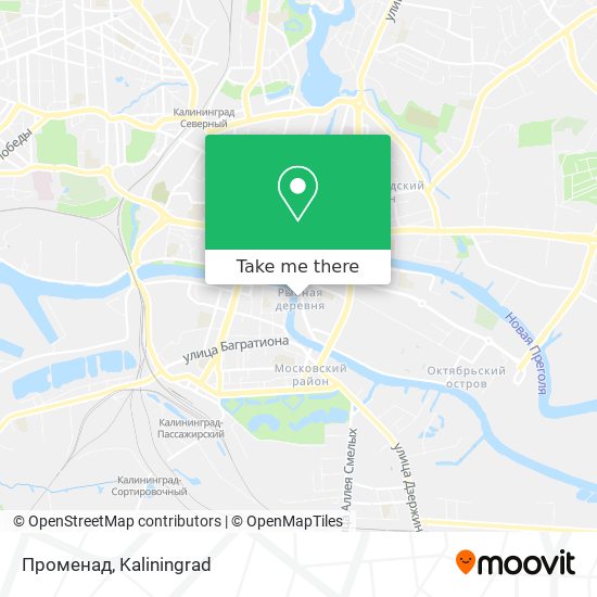 Променад map