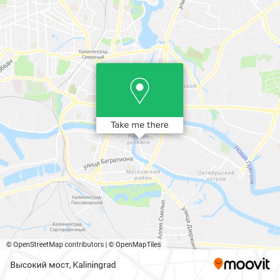 Высокий мост map