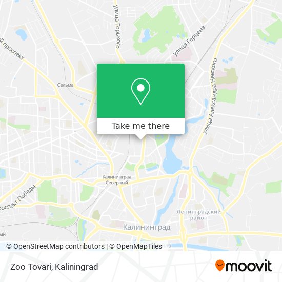 Zoo Tovari map