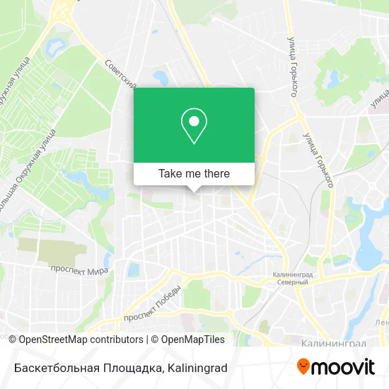 Баскетбольная Площадка map