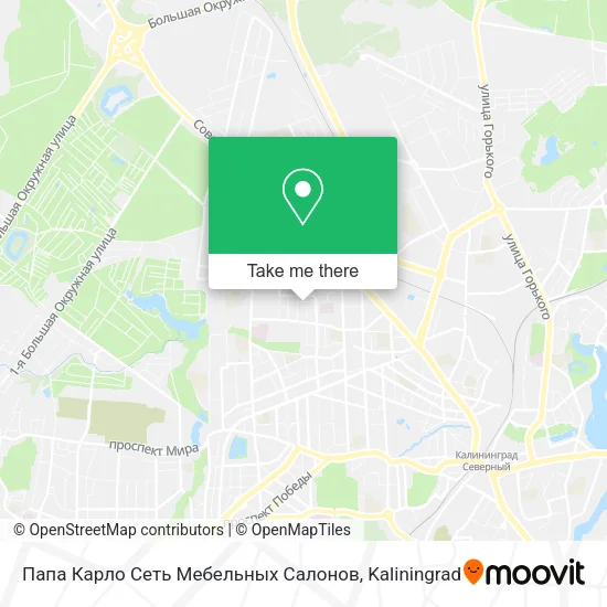 Папа Карло Сеть Мебельных Салонов map