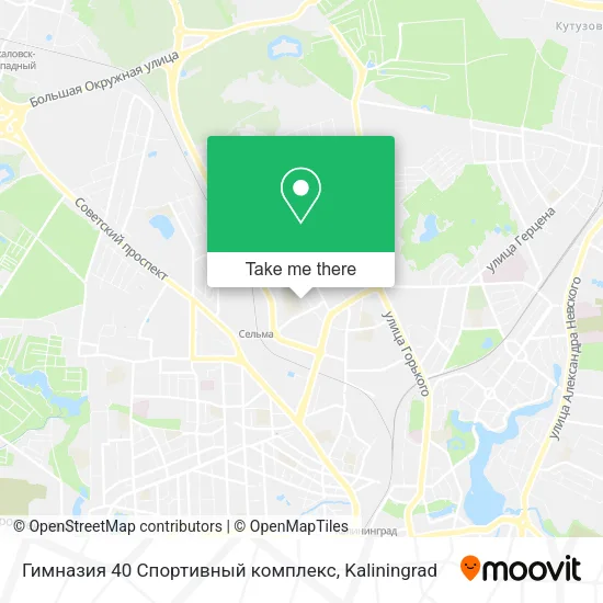 Гимназия 40 Спортивный комплекс map