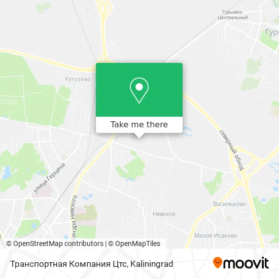 Транспортная Компания Цтс map