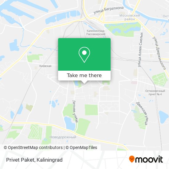 Privet Paket map