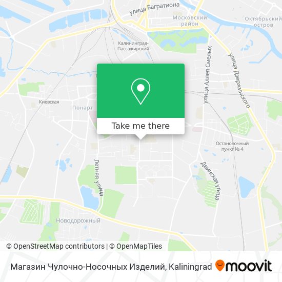 Магазин Чулочно-Носочных Изделий map