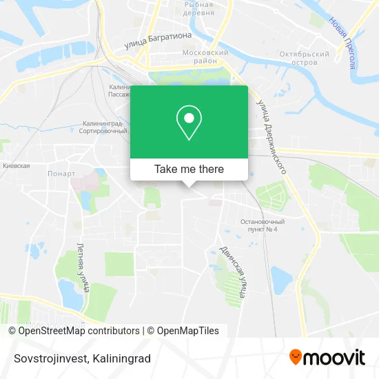 Sovstrojinvest map