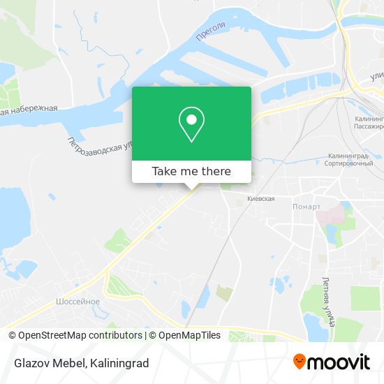 Glazov Mebel map