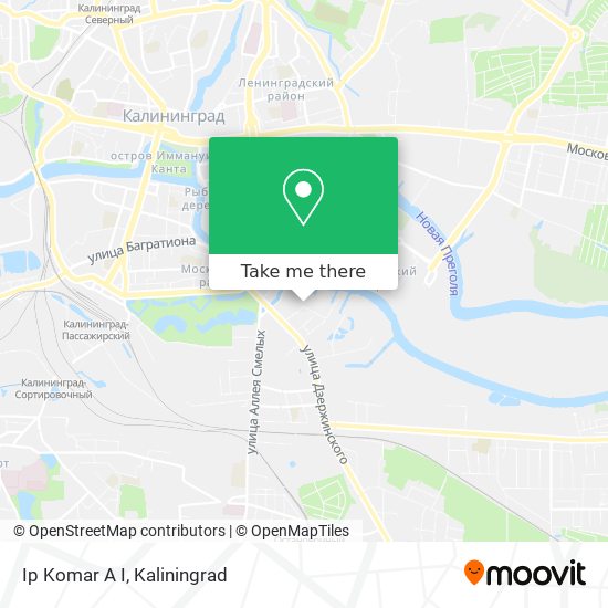 Ip Komar A I map