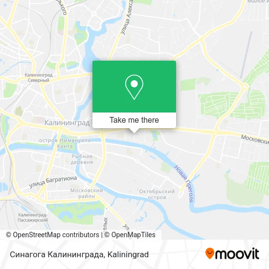 Синагога Калининграда map