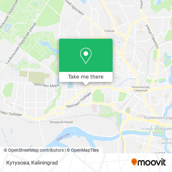 Кутузова map