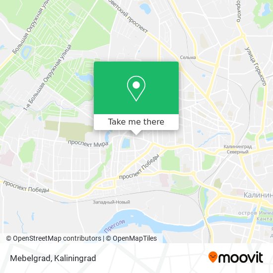 Mebelgrad map
