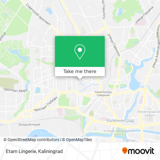 Etam Lingerie map