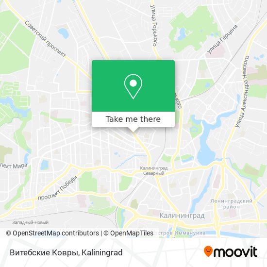 Витебские Ковры map