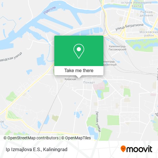 Ip Izmajlova E.S. map