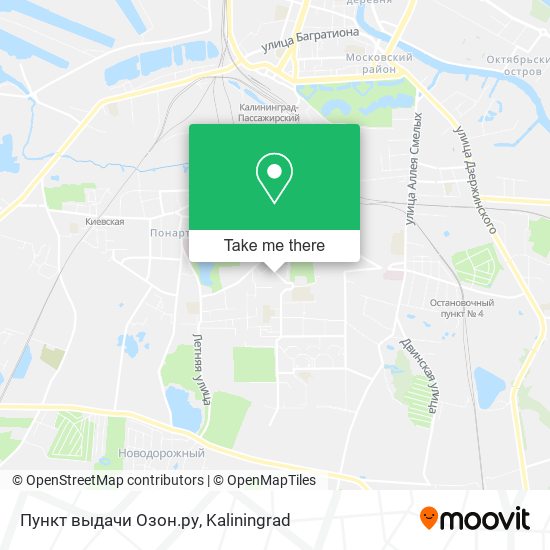 Пункт выдачи Озон.ру map