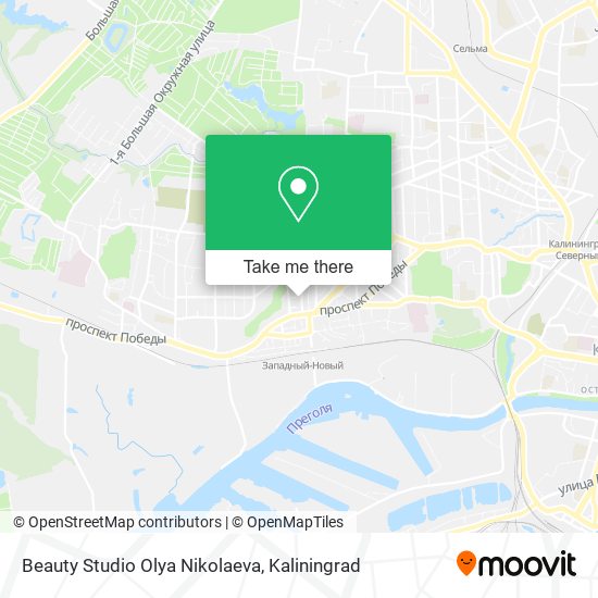 Beauty Studio Olya Nikolaeva map