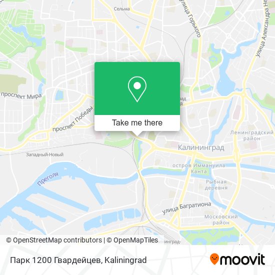 Парк 1200 Гвардейцев map