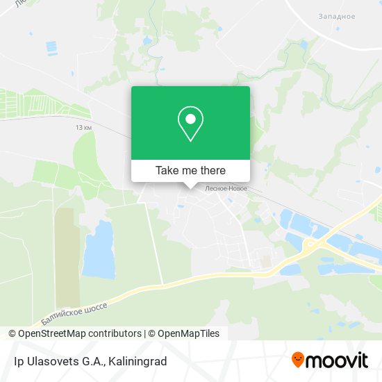Ip Ulasovets G.A. map